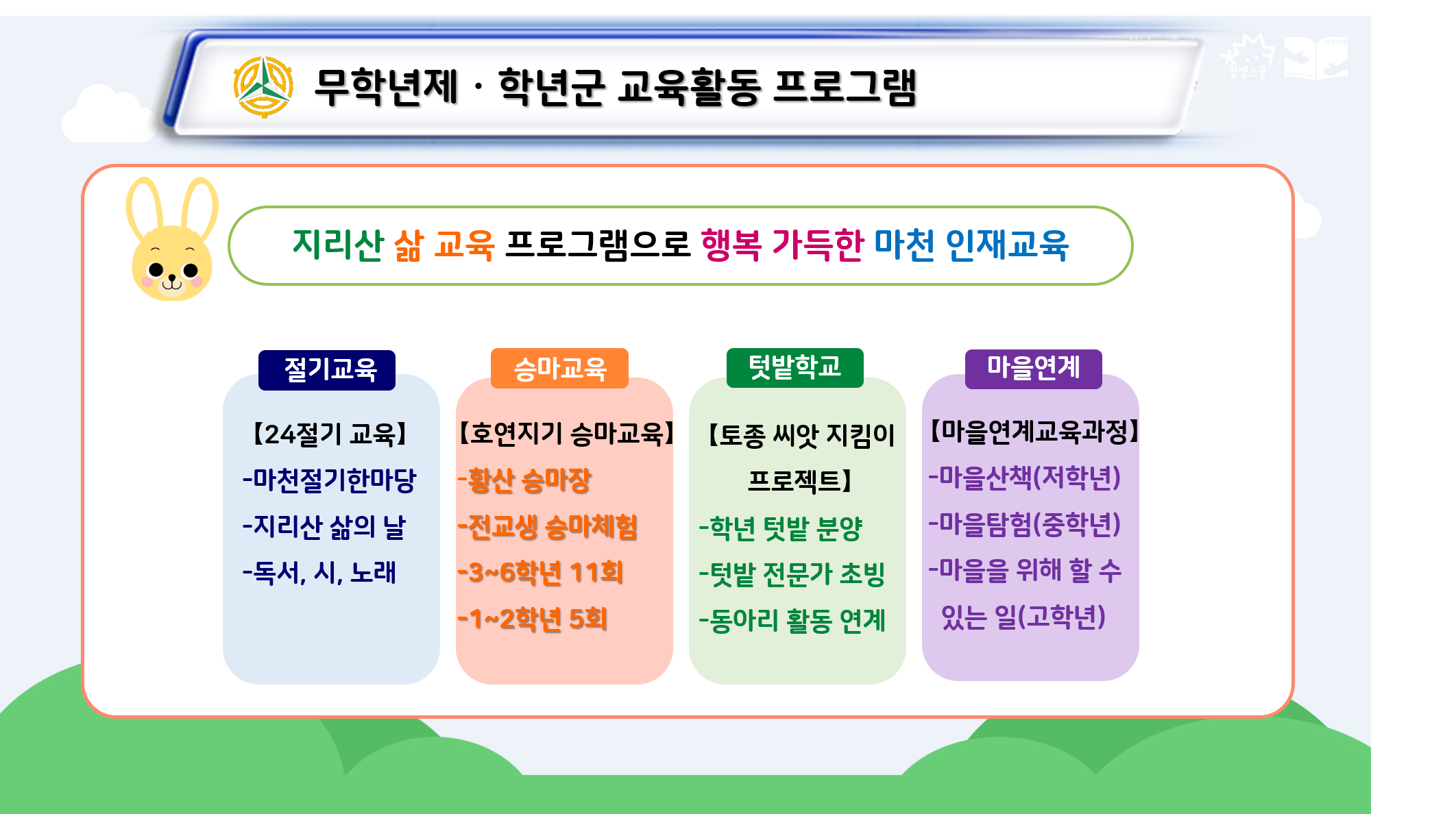 지리산 삶 교육 01