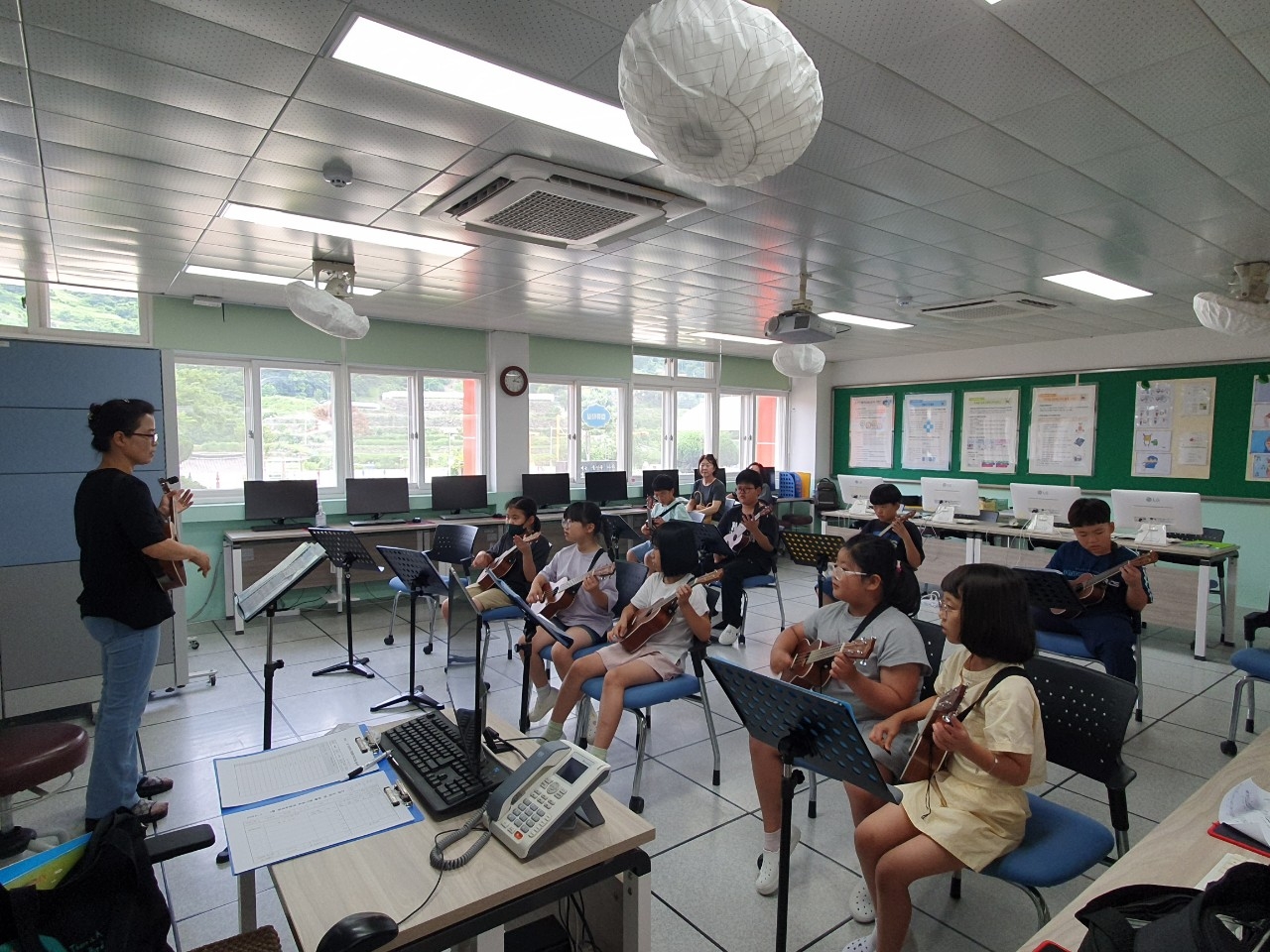 우쿨렐레 방과후학교 활동 공개(7.3.)